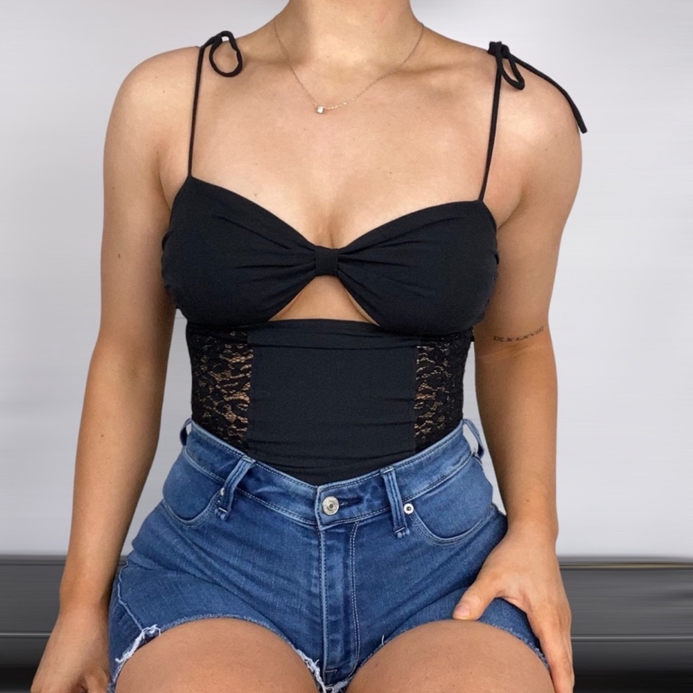 urban outfitters out from under black lace bodysuit